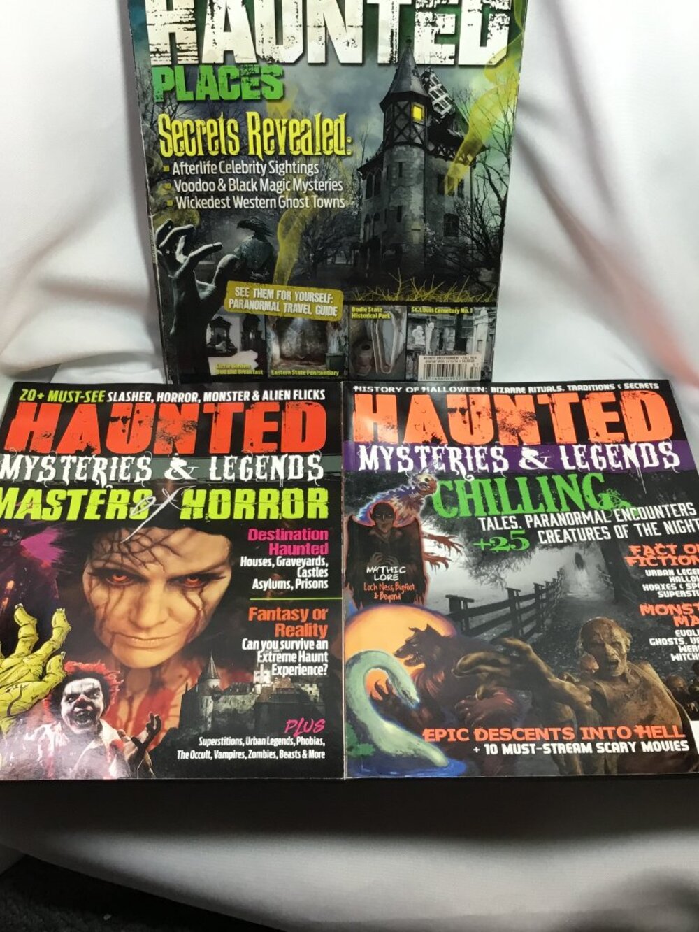 Haunted magazine Lot of 3